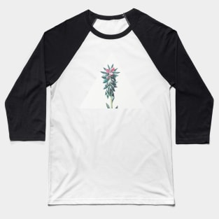 Flowering Succulent Baseball T-Shirt